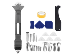 Conjunto de bicos de calafetagem reutilizáveis em aço inoxidável, resistentes à corrosão.