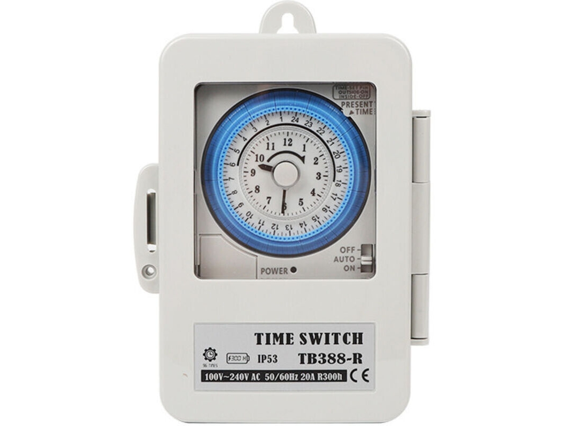 Temporizador retardo AQUAFORGE 30 min, 15A, para micro-ondas