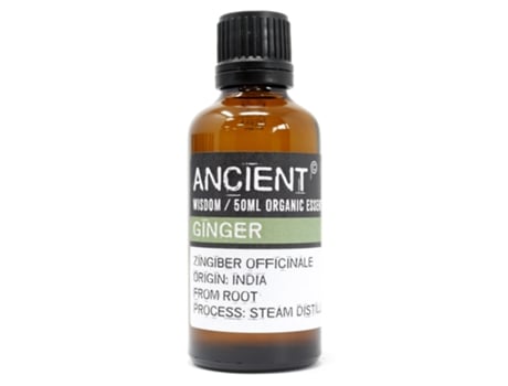 Óleo Essencial Orgânico de Gengibre 50Ml
