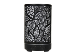 Difusor de aromas ultrassônico com luz LED, lâminas de ferro, mesa | MDUG