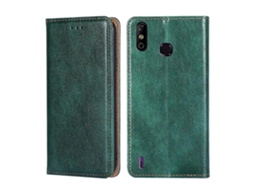 Capa De Celular Magnética De Couro Com Acabamento Fosco Para Infinix Smart 4 X653