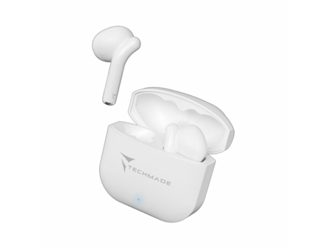 Auriculares Tm Wh Cuffia Wireless In TECHMADE Bluetooth Branco