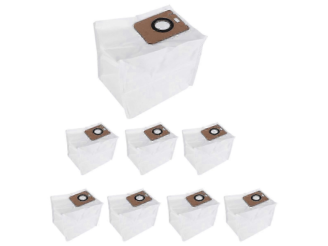 Conjunto De 8 Sacos Pó Para Aspirador Bot D10 Plus Rls3d Peças Reposição E Acessórios Tuotuo