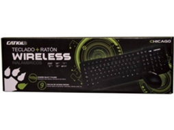 Teclado CATKIL Wireless Pack Chicago (Wireless - Layout Espanhol - Teclado Numérico)