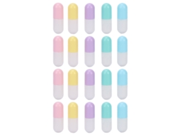 20 Peças De Tubos De Batom Vazios E Garrafas De Bálsamo Labial Para Diy