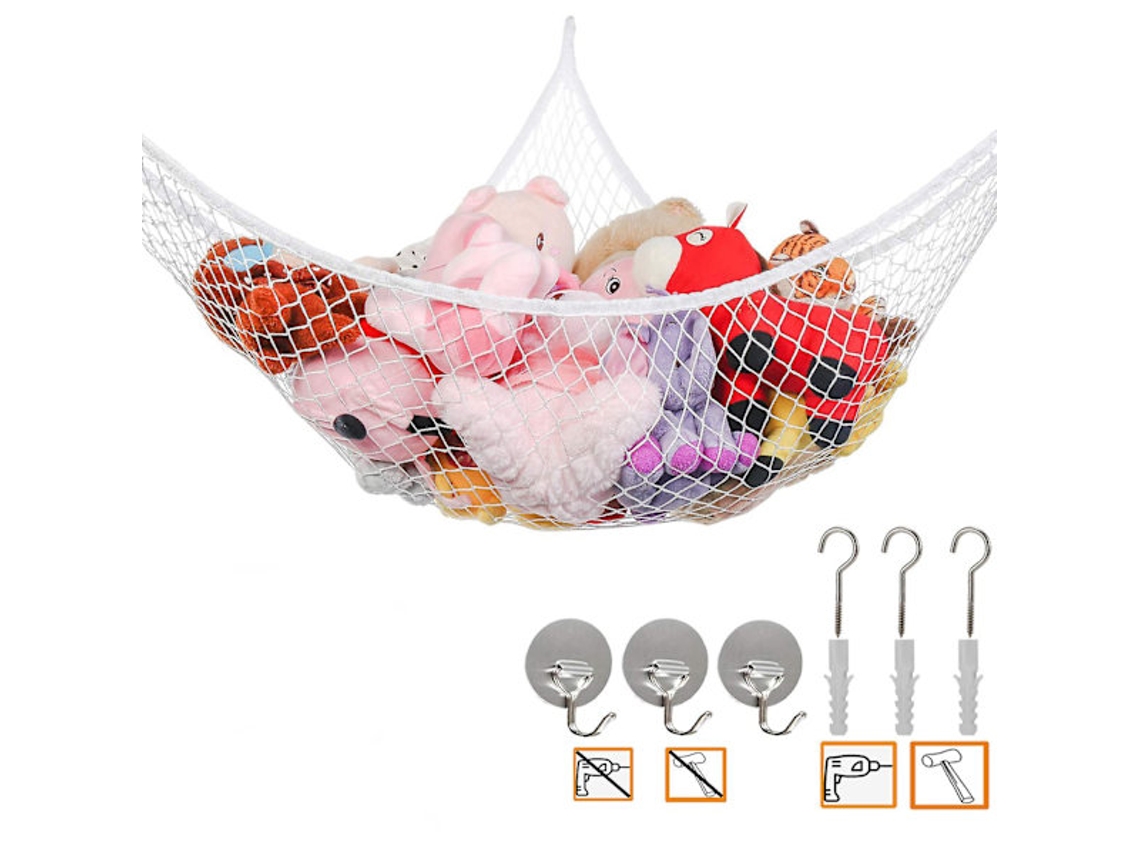 Rede Gigante Para Guardar Bichos De Pelúcia E Brinquedos.