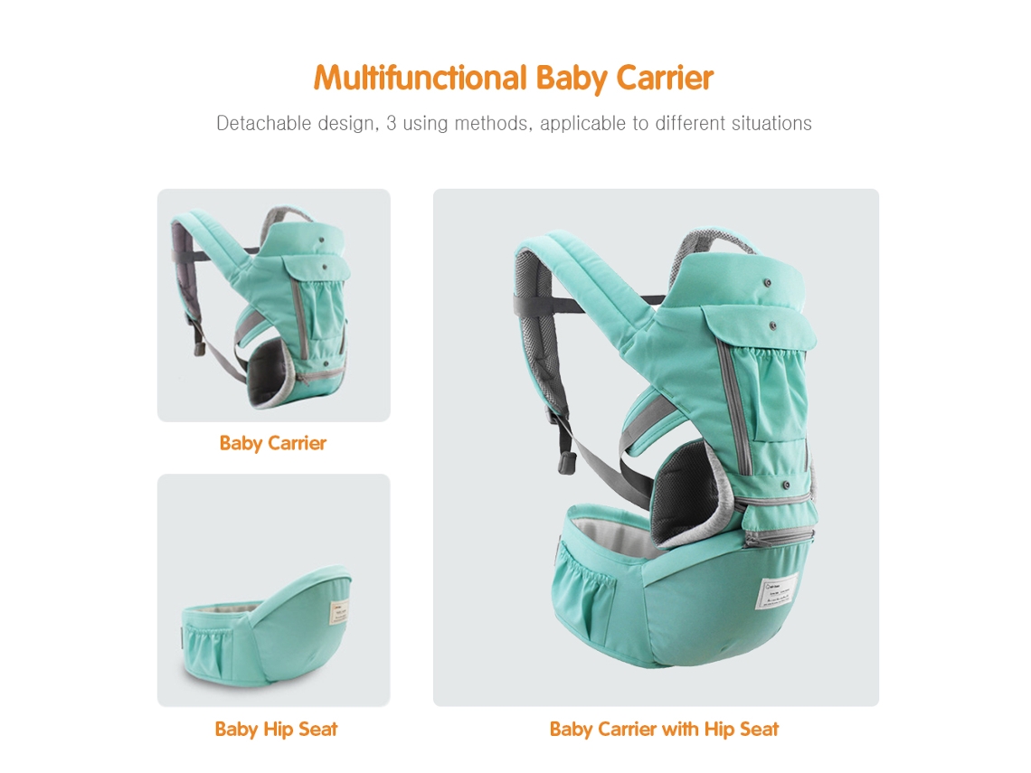 Mali porta bebê com Banquinho Lombar Respirável Multifuncional Ergonômico para 0 36 Meses