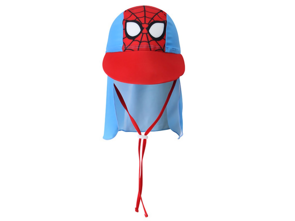 Gorra De Sol Protectora Infantil Verano Moda Protege Cuello Niños Niñas Gorra Homem-aranha