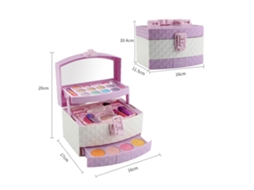 Mali kit de Maquiagem para Crianças Meninas Conjunto de Cosméticos Lavável para Brincar