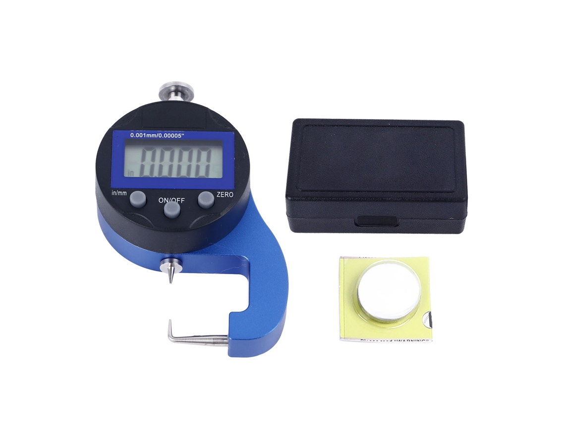 Medidor De Espesor Digital Micro De Alta Precisión 0.0005in 0.01mm Para Laboratório E Industrial