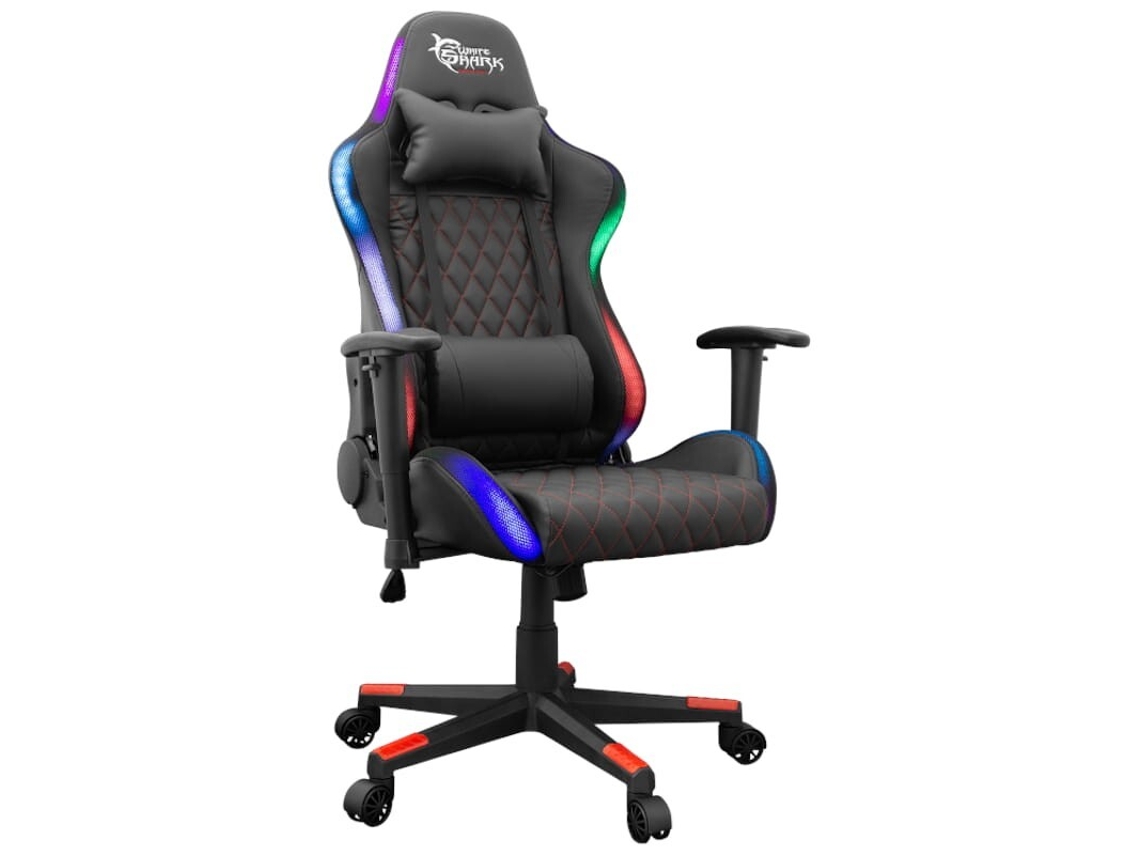 Cadeira Gaming WHITE SHARK Thunderbolt Preto Rgb