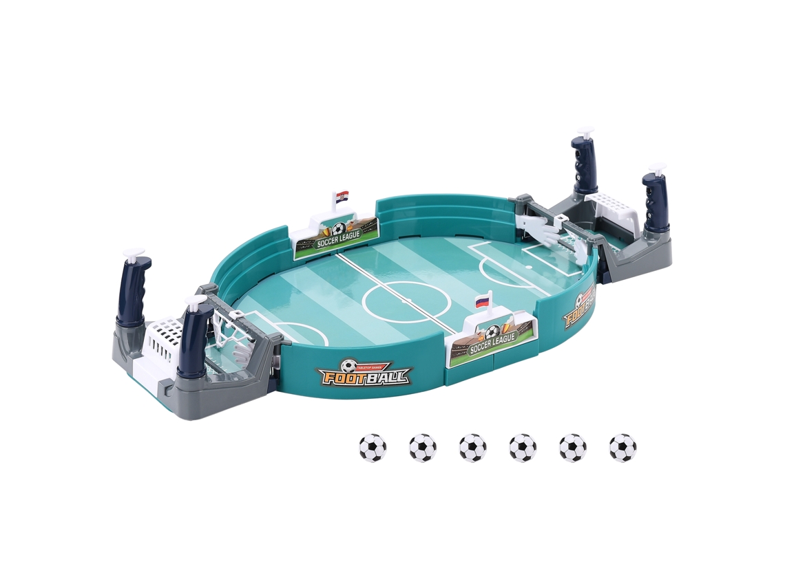 Mali jogo de Futebol Pinball de Mesa Plástico Seguro Interativo Educativo com 6 Bolas Presente de Festa