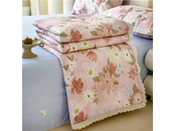 Colcha Acolchoada Fansu Capa de Cama Manta para Ar Condicionado Edredom Conjunto 100% Algodão Sofá com Estampa