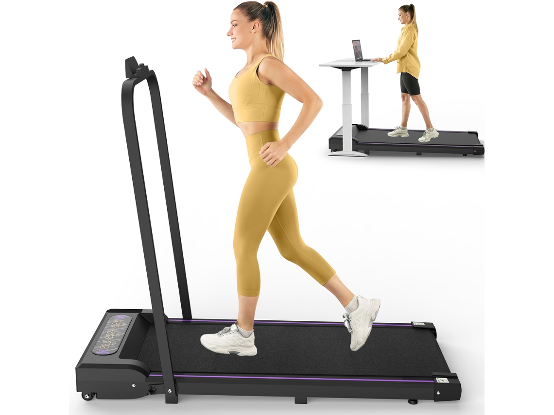 Esteira Dobrável Walking Pad Compacta Com Motor 2,5 Hp Até 8 Km/h