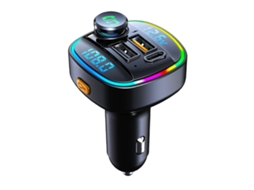 Transmissor Fm Bluetooth Veicular, Usb, Carga Rápida