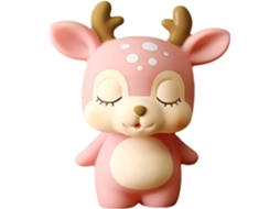 Cofrinho Rosa Em Formato De Veado, Cofrinho De Desenho Animado, Em Formato De Veado Aquaforge