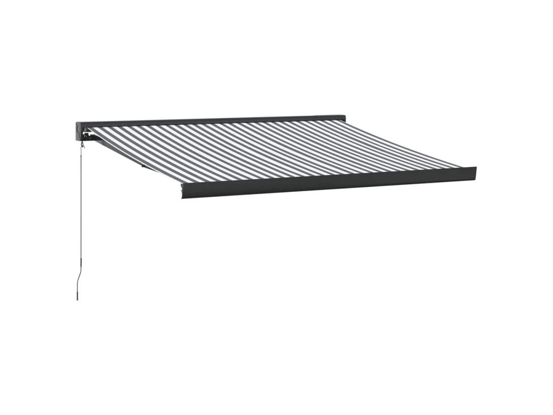 Retractable Awning, Retractable Awnings Vidaxl Antracite Tecido (300 X 250 Cm)