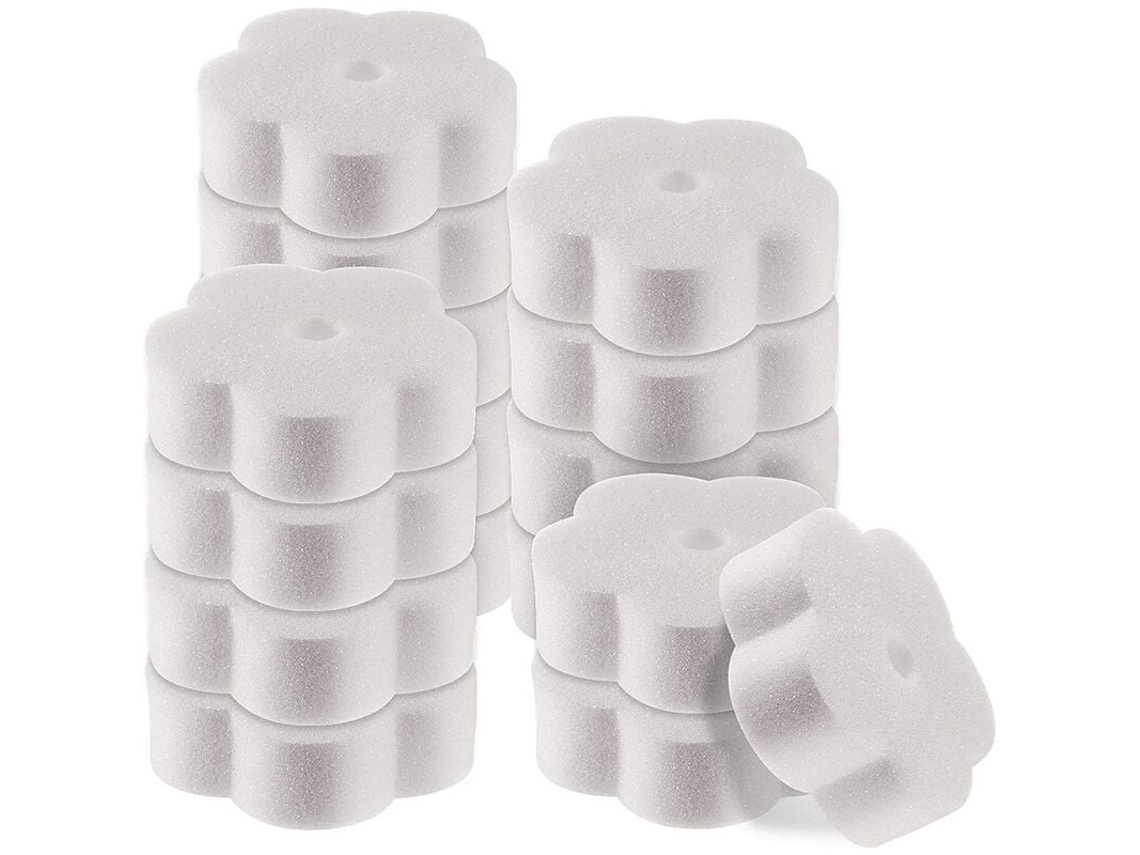 16 Peças de Esponja Absorvente AQUAFORGE para óleo em Abs, para piscina e spa
