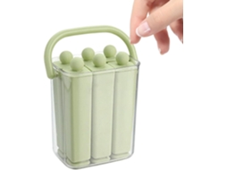 Forma De Silicone Reutilizável Para Cubos Gelo Compridos