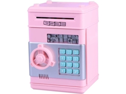 Caja De Ahorros Electrónica Para Niños Com Senha E Entrada Automática De Dinheiro Em Papel