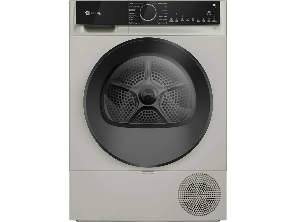Máquina de Secar Roupa BALAY 3SB093XC (9 kg - Bomba de Calor - Cinzento)