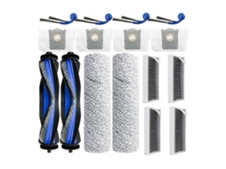 Conjunto De 16 Peças Para Aspirador Ecovacs Deebot T80 Omni/t80 Pro Omni: Escova Lateral Principal, Filtro Hepa, Saco De Pó, Rolo E Pano De Limpeza.