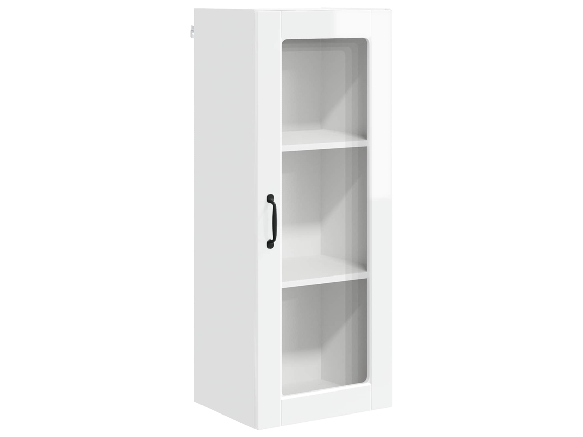 Armário de Cozinha com Porta Branco Brilhante 40x31x100 cm MAISON EXCLUSIVE