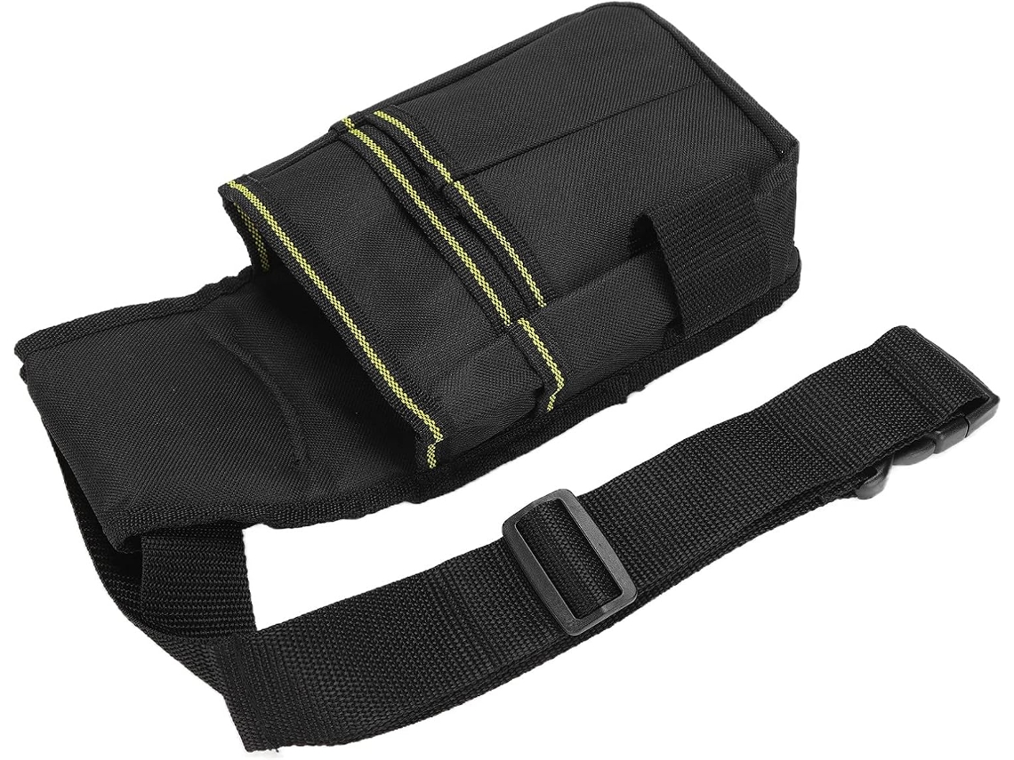 Cinto de ferramentas Omabeta, bolsa multifuncional leve e resistente para eletricistas e carpinteiros, 29 x 13,5 cm