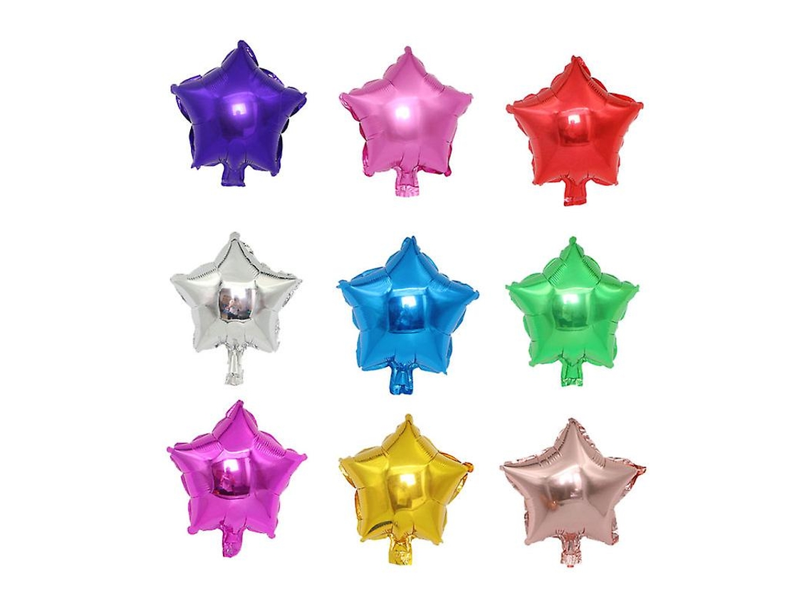 Balão De Alumínio Pentagrama 24pcs Allinless