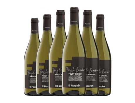 Vinho branco FORCHIR Pinot Grigio Lamis Pinot Cinza Friuli Grave (0.75 L - 6 Unidades)