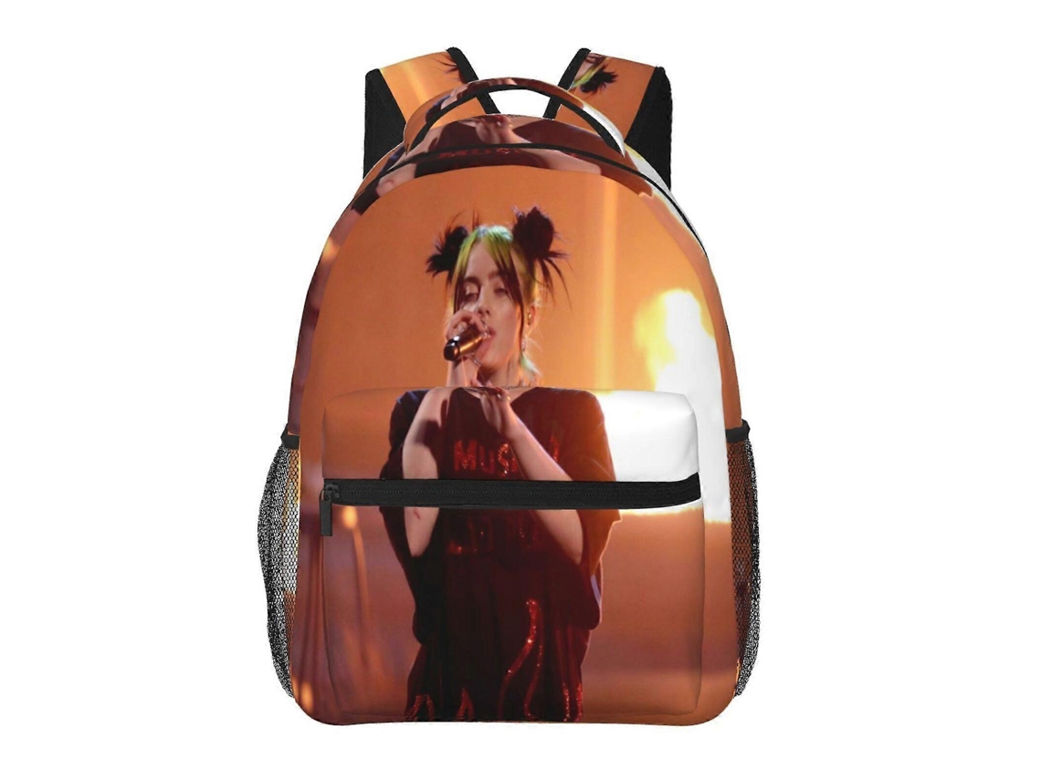 Mochila Billie Eilish Para Escola E Trabalho, Mochila Leve E À Prova Dágua, Mochila Estilosa Para Estudantes E Adultos Olysi Shop