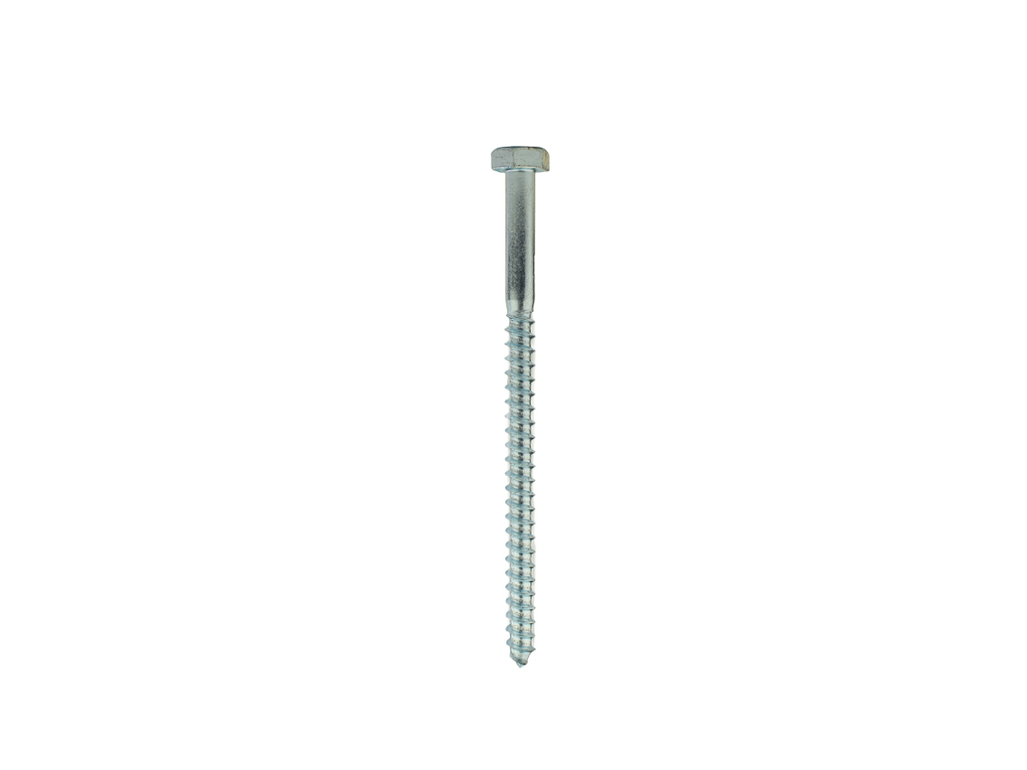 Parafusos Sextavados de Madeira Galvanizados M10 X 240 Mm 10 Peças WOVAR