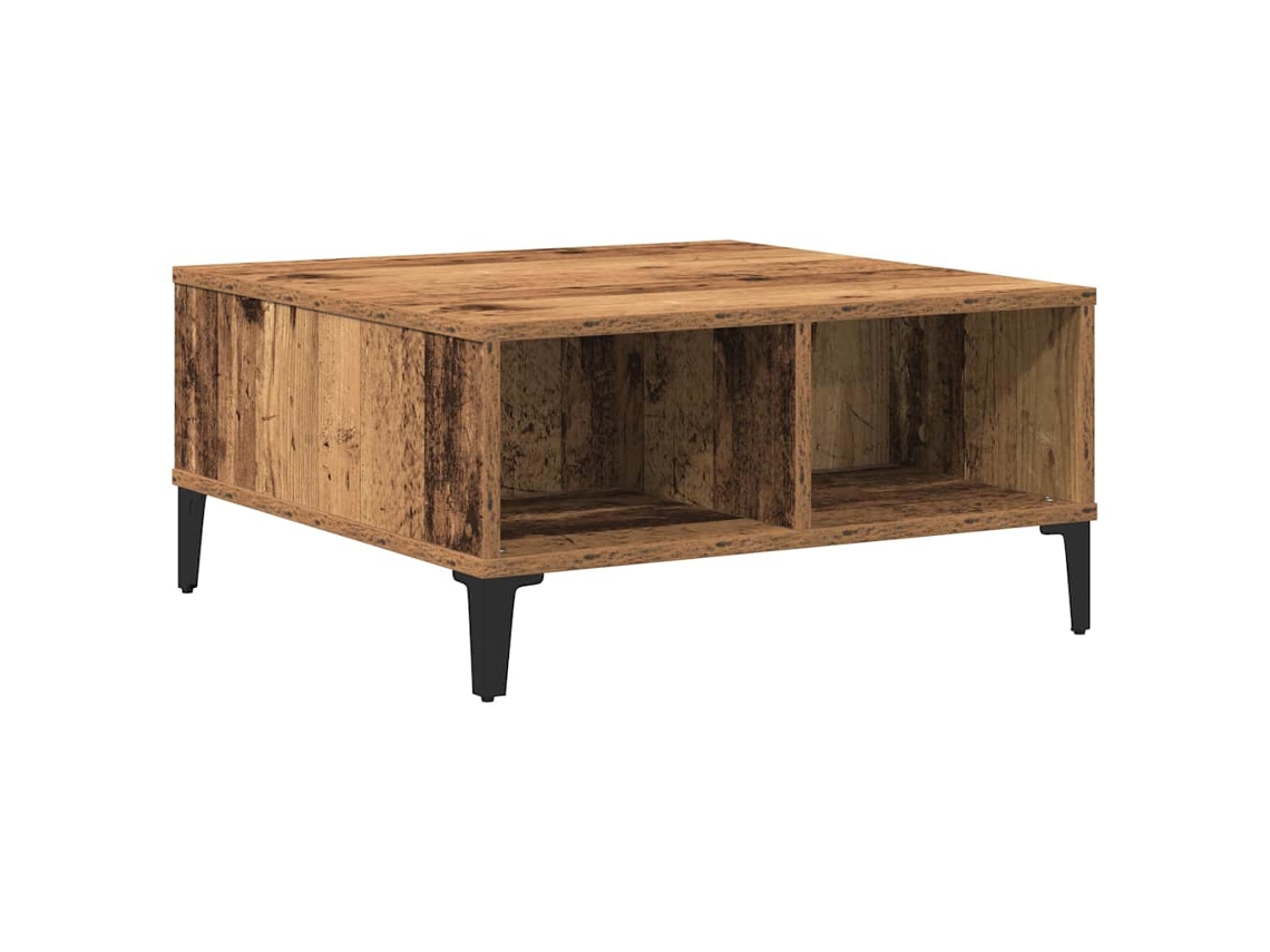 Mesa de Centro Madeira Antiga 60 X 60 X 30 Cm MAISON EXCLUSIVE