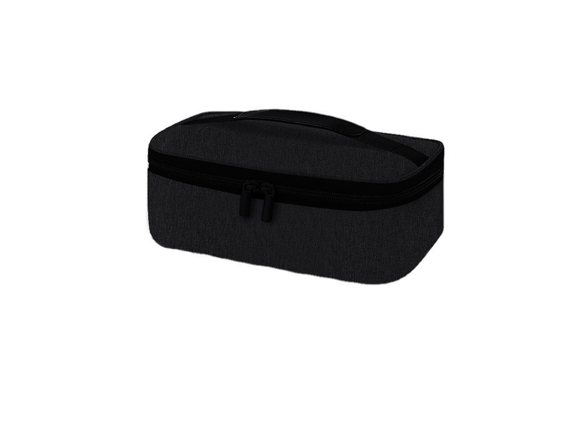 Mini Bolsa Térmica Portátil Para Homens E Mulheres, Lancheira Compacta Para Adultos, Trabalho E Escritório, Preta Slowmoose