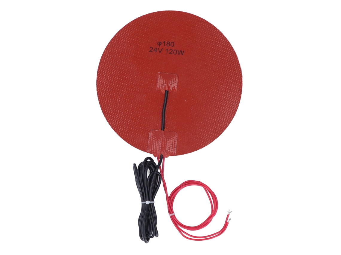 Aquecedor de silicone circular flexível resistente à abrasão para impressora 3D 120w DC24v com S/MARCA