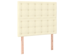 Cabeceira Creme 100x5x118/128 Cm Couro Sintético MAISON EXCLUSIVE