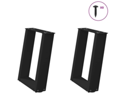 Coffee Table Leg, Coffee Table Legs Vidaxl Preto Aço (28 X (42-43) Cm)