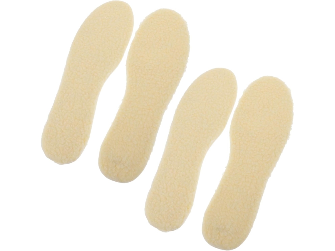 Palmilhas Collbath De Pelúcia Quente, Recortáveis, 2 Pares, Grossas E Resistentes A Odores, Tamanho 35-45, Para Inverno