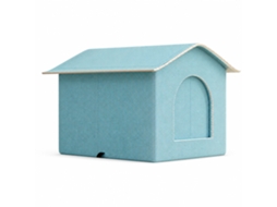 Casa Refrescante Portátil Para Bicho De Estimação E , Abrigo De Verão Com Bolsas De Gelo, Azul-pavão, Tamanho Grande