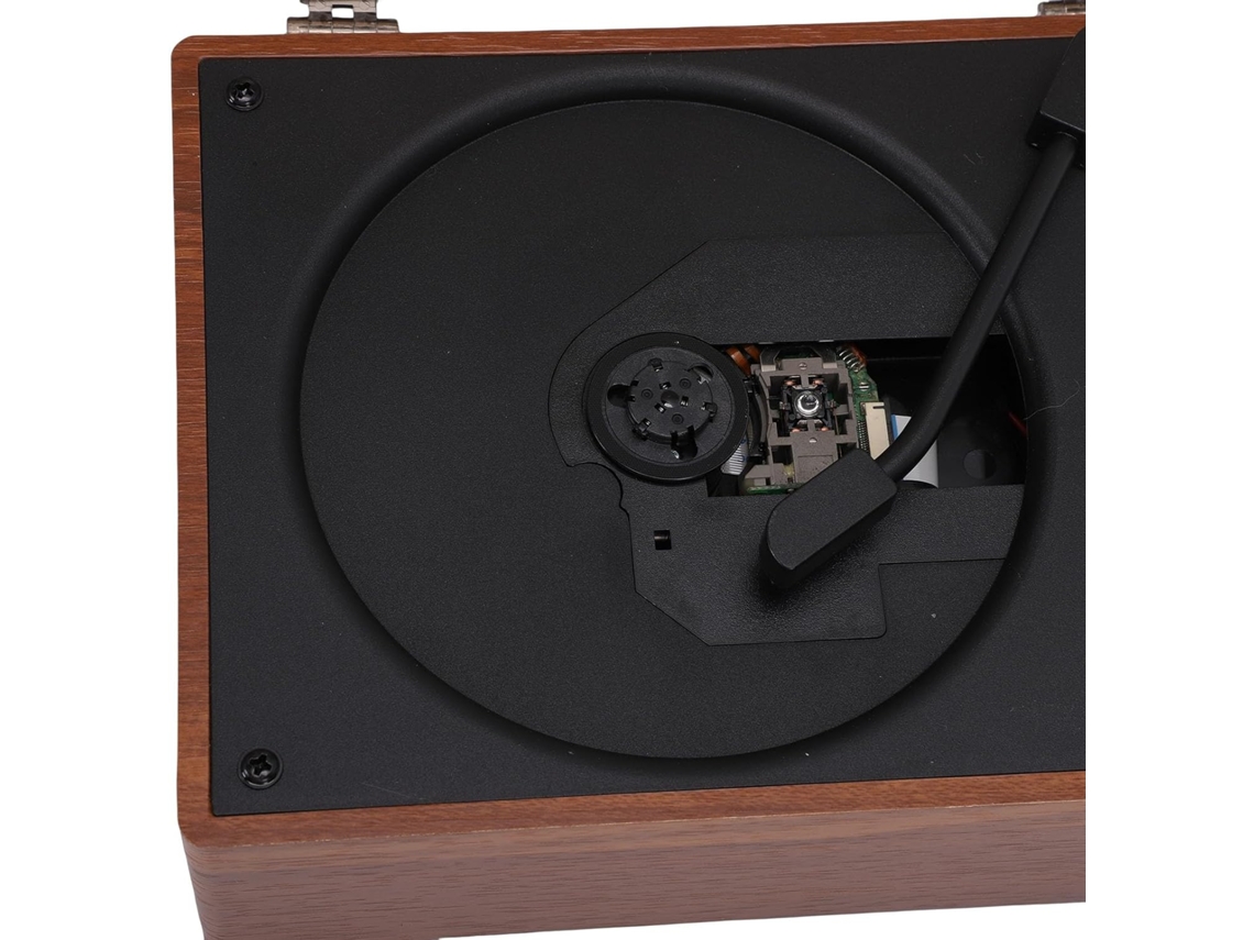 Leitor Cd Portátil Sxhlseller Com Bluetooth 5.1, Controle Remoto, Conectividade Usb E Aux, Design Vintage Com