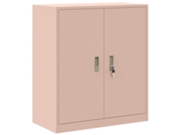 Armário de Arrumação Rosa 80 X 40 X 90 Cm Aço MAISON EXCLUSIVE