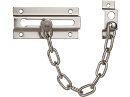 2 Peças De Trava Segurança Com Corrente Para Porta, Limitador Antifurto Em Aço Carbono Para Portas De Madeira