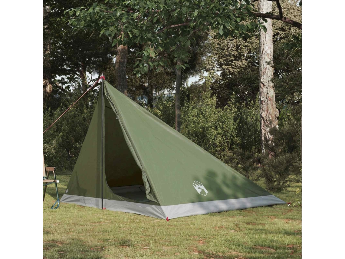 Vidaxl Barraca Para Caminhadas Verde-azeitona 4 Pessoas