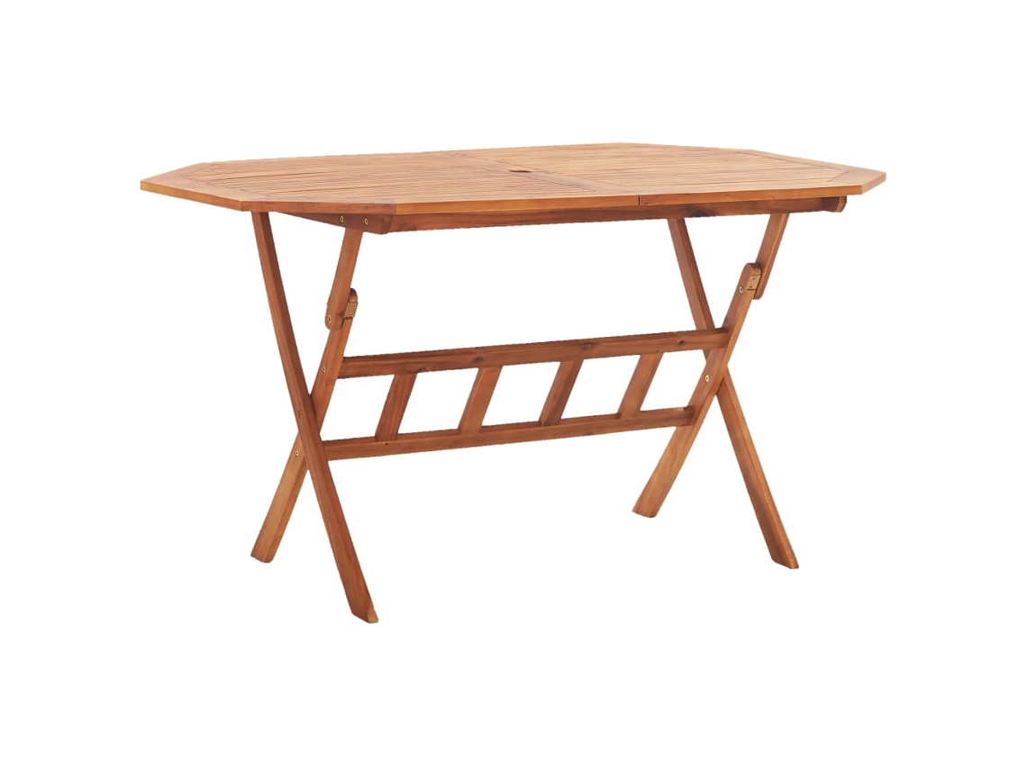 Garden Table, Garden Tables Vidaxl Marrom Madeira (135 X 85 X 75 Cm)
