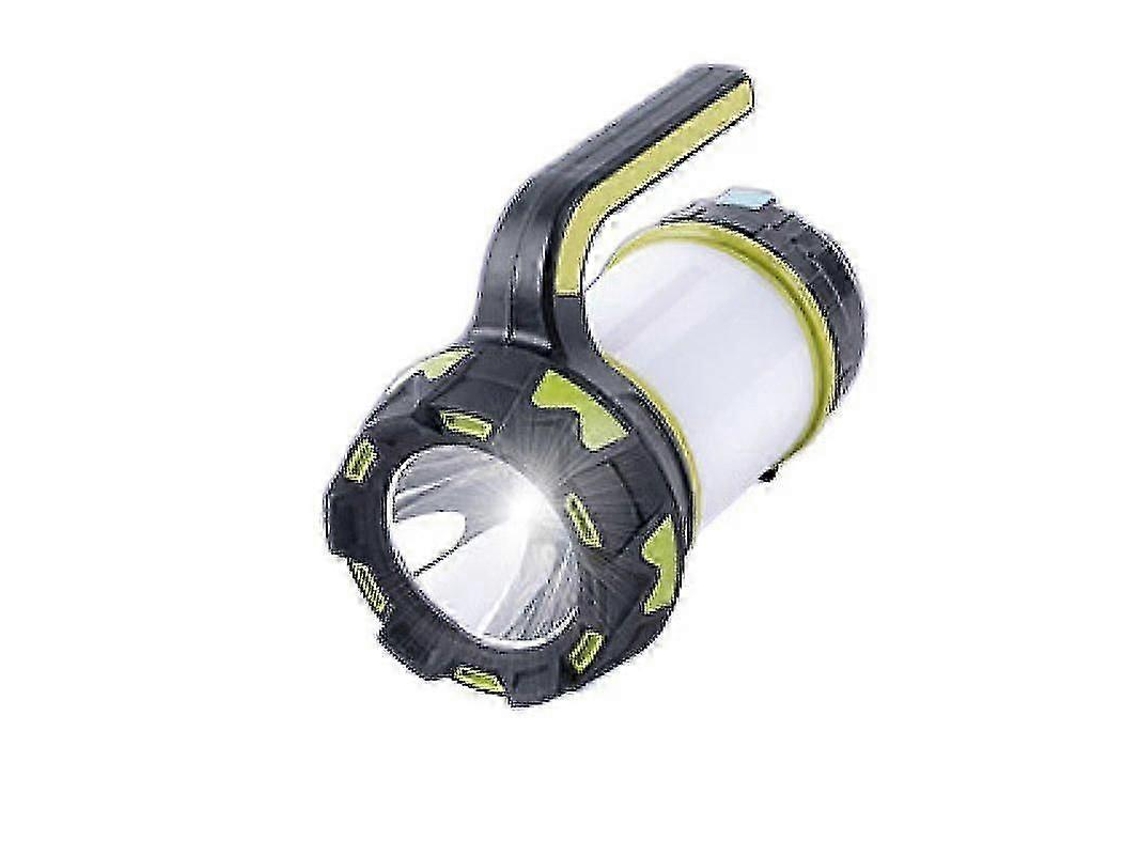 Lanterna De Acampamento, Lanterna Portátil Multifuncional Com Led Recarregável Por Usb E Luz Magnética Suspensa Olysi Shop (verde)