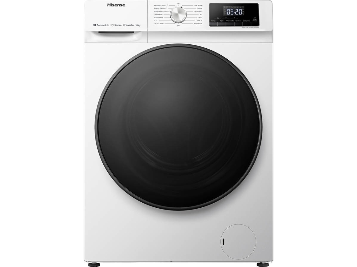 Máquina de Lavar Roupa HISENSE WFQA1014EVJMW (10 kg - 1400 rpm - Branco)