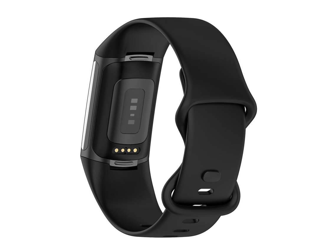 Pulseira de substituição de TPU macio para relógio inteligente Fitbit Charge 5 Ly Ebike (grande)