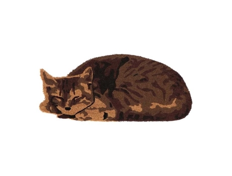 Tapete para botas de fibra de coco Sleeping Cat