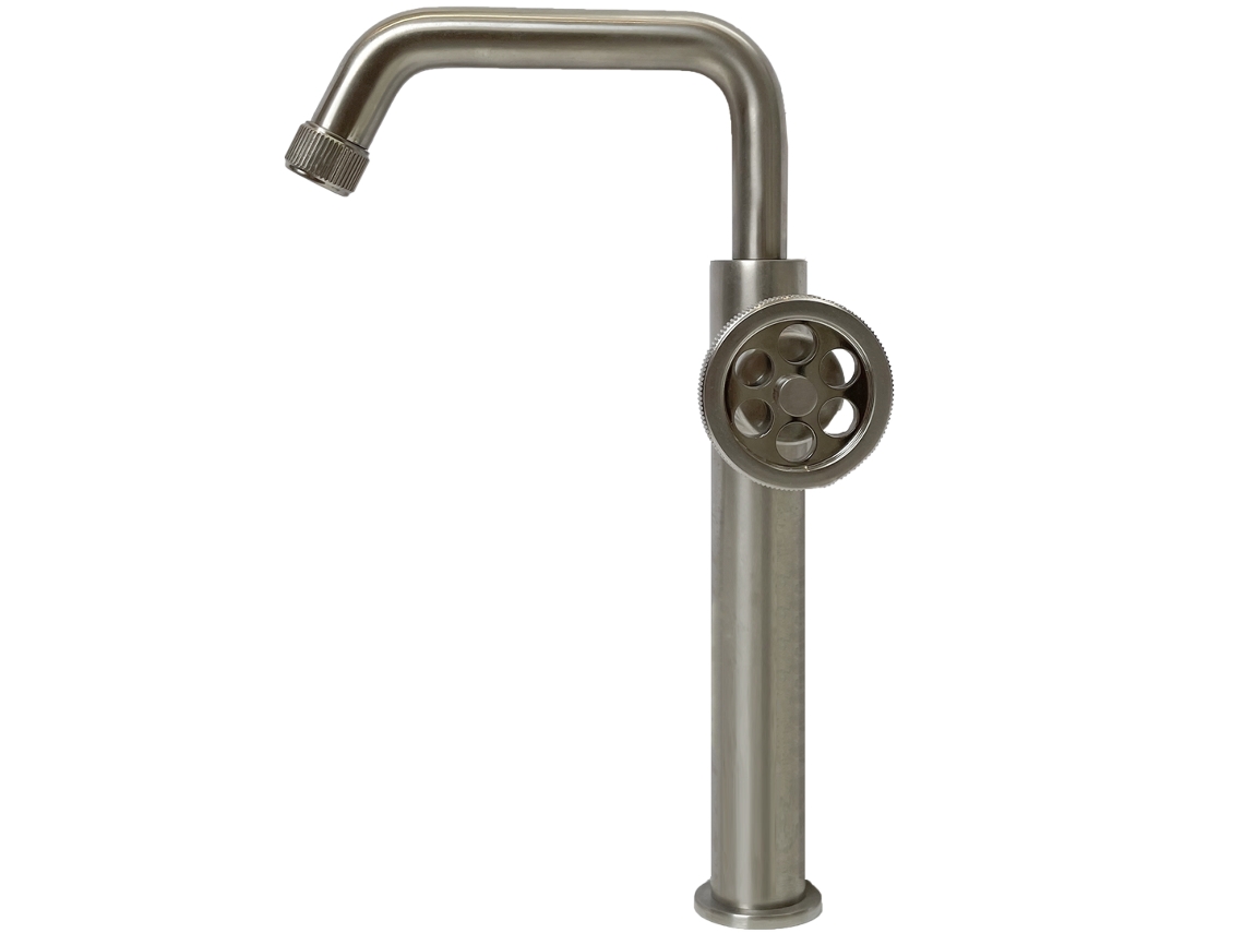 Indus Torneira Para Lavatório Alto Estilo Inox Essebagno