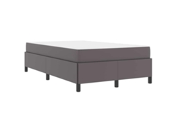 Conjunto 1 Estrutura Da Cama Vidaxl Cinzento Tecido (120 X 190 Cm)